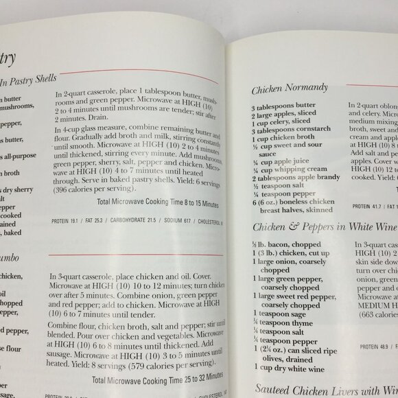 Vintage 1998 General Electric The Microwave Cookbook Cooking Made Easy Recipes - Picture 8 of 12
